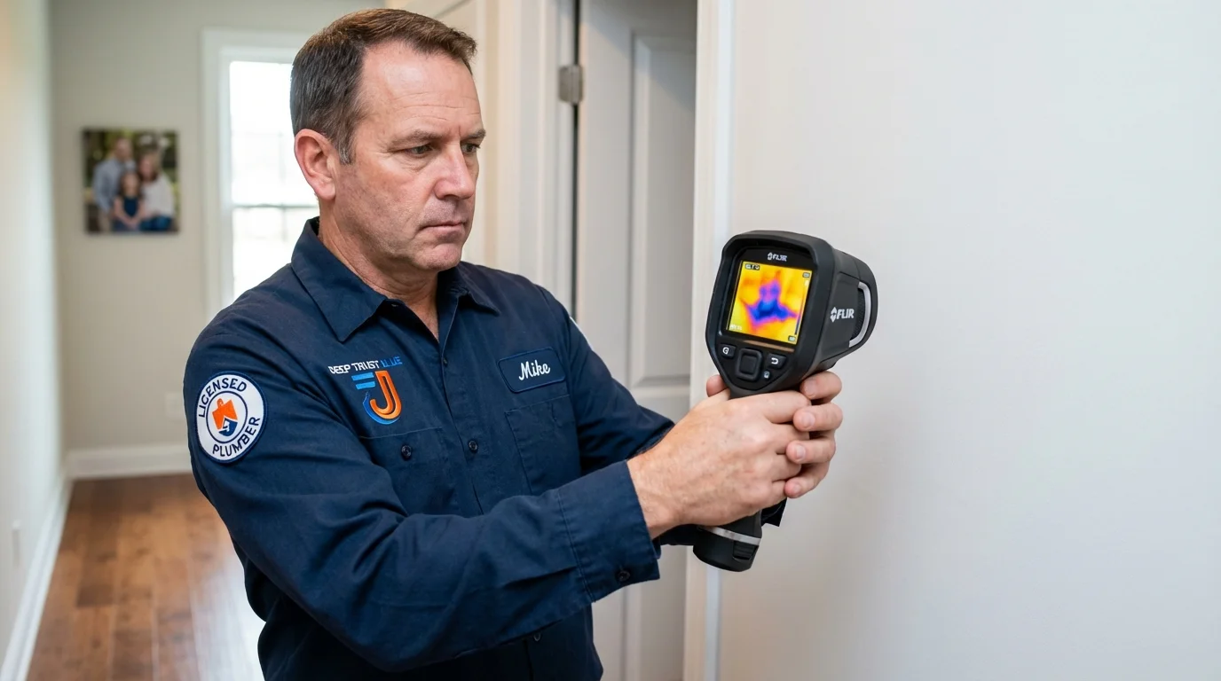 Thermal imaging leak detection by Johns Plumbing LLC in Bandera